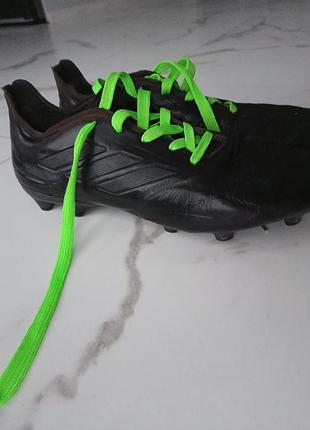 Бутсы адедас copa pure 1 черные, 43 размер