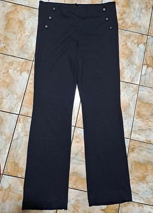 Плотні штани брюки трикотаж прямі