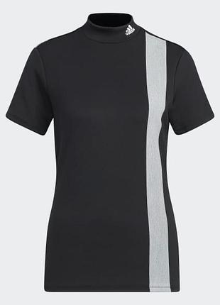 Футболка aeroready 3-bar mock neck shirt adidas оригінал