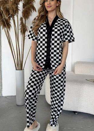 Пижама летняя на девочку 152-170р no694 164-170