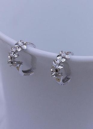 Мінімалістичні сережки стерлінгове срібло s925