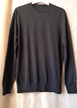 Базовий сірий джемпер унісекс сірого кольору