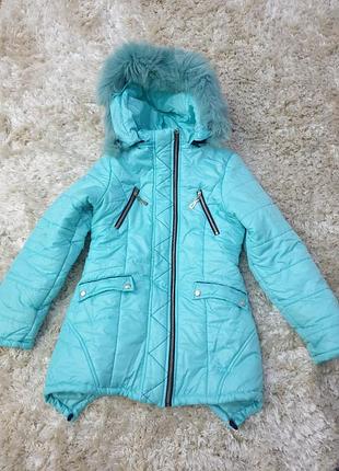 Зимова куртка для дівчинки 10-12 років