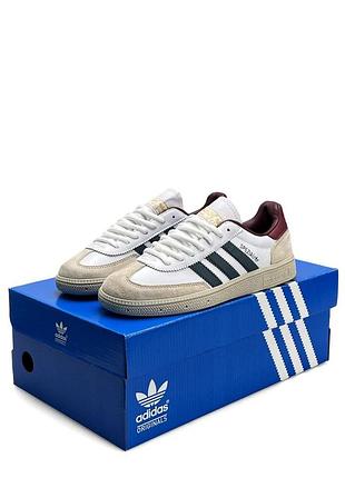 Женские кроссовки adidas spezial white beige