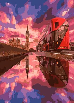 Картина по номерам "отражение лондона" тм лавка чудес 40 x 50 см в ко lc30048
