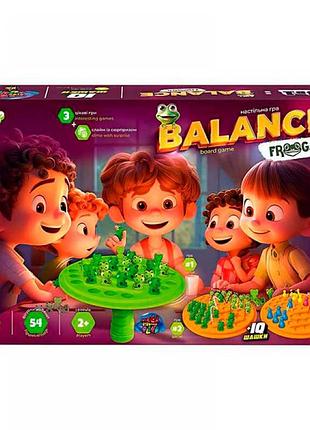 Настольная игра danko toys "balance frogs" развивающая balf-01