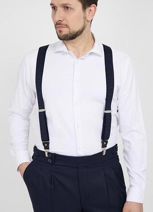 Класичні підтяжки з геометричним принтом