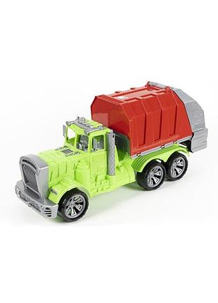 Машинка орион "фарго м "мусор" пластиковая 523_green-red