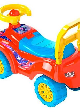 Толокартехнок машинка спайдер с сигналом 3077_orange