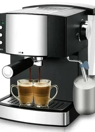 Рожковая кофемашина кофеварка domotec ms-113