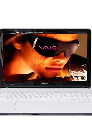Ноутбук б-клас sony vaio svf152c29m / 15.6" (1366x768) tn / intel pentium 2117u (2 ядра по 1.8 ghz) / 4 gb ddr3 / 320 gb hdd /