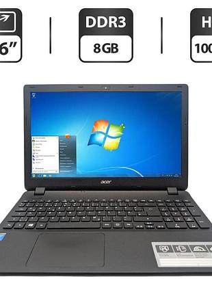 Ноутбук acer aspire es1-571 / 15.6" (1366x768) tn / intel core i3-5005u (2 (4) ядра по 2.0 ghz) / 8 gb ddr3 / 1000 gb hdd / intel