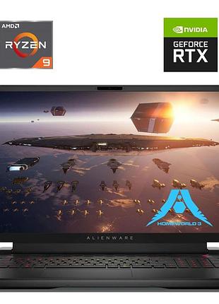 Игровой ноутбук б-класс dell alienware m18 r1 / 18" (1920x1200) ips / amd ryzen 9 7845hx (12 (24) ядер по 3.0 - 5.2 ghz) / 16 gb