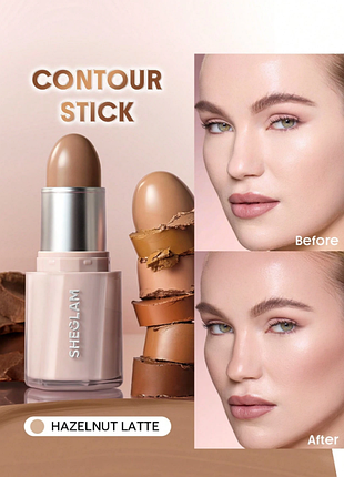 Скульптурирующий поток sheglam buttery buff contour &amp; bronzer stick - hazelnut latte (5821)