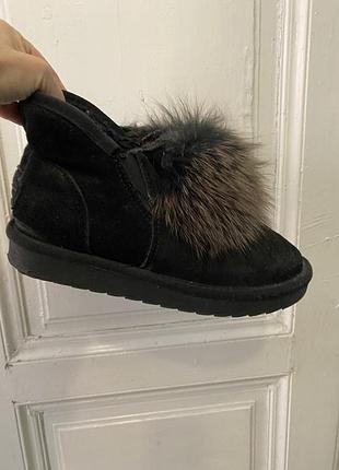 Ботинки натуральная кожа и мех 37