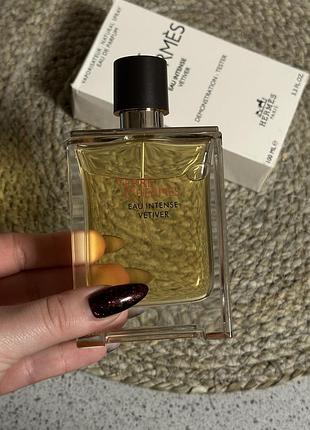 Terre d'hermes vetiver eau intense 100ml
