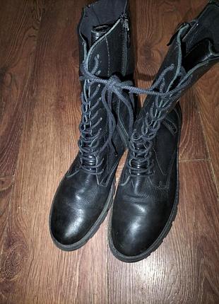 Ботинки берцы женские, кожаные, германия, 42 размер 9.