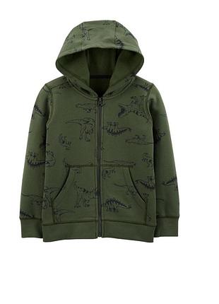 Худі з начосом зелене "динозаври" carters 4 (98-104)