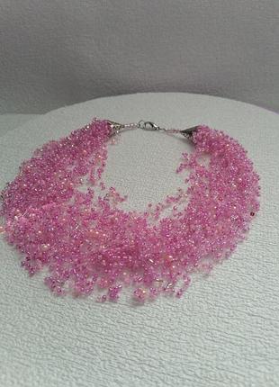 Ожерелье бисер чехия