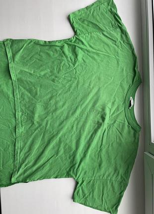 Зелена футболка “zara” у розмірі м