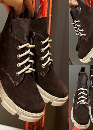 Ботінки зимові шоколадні