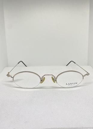 Окуляри оправа lanvin silver vintage срібні овальні пірсинг retro bayonetta office