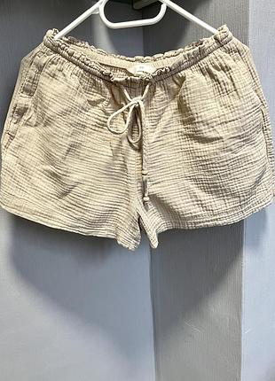 Шорти h&m жіночі короткі бежеві розмір s