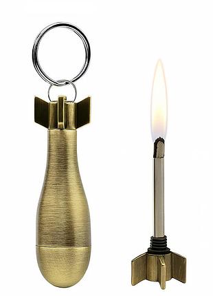 Брелок вічний сірник кресало снаряд