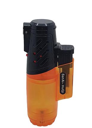 Газовая джет зажигалка "sanai 2 orange"