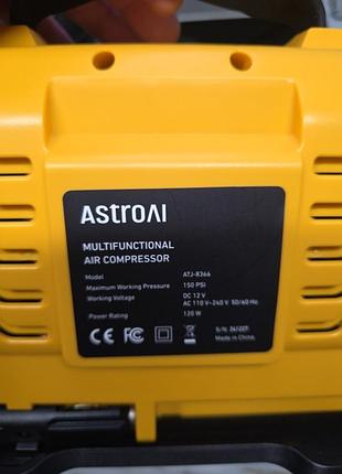 Автомобильный компрессор astroli 12/220в 2
