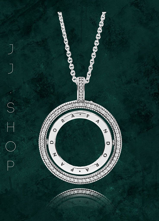 Посріблене намисто pandora (пандора) 397410cz