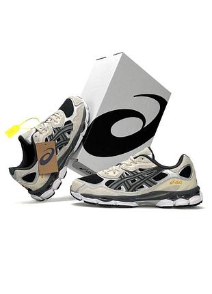 Asics gel-nyc beige black 3