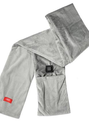 Шарф із підігрівом xo es01 usb, 1.8 м, сірий