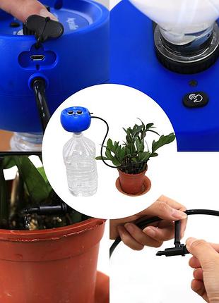 Система крапельного поливу aqualin yl22079 з таймером та акб, автоматичний полив кімнатних рослин