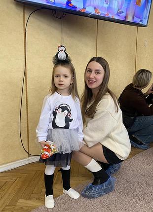 Кофта з пінгвіном