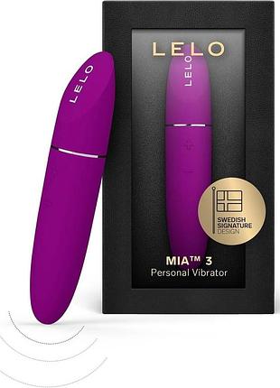 Вибропуля - помада lelo mia 3 розовая 8
