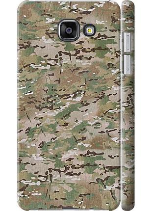 Чехол 3d пластиковый матовый на телефон samsung galaxy a7 (2016) a710f камуфляж v5 "1201m-121-58250"