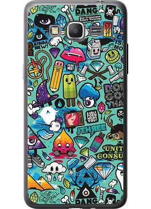 Чохол 2d пластиковий на телефон samsung galaxy j2 prime стікер бомбінг 1 "693t-466-58250"