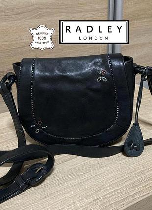 Radley англія фірмова шкіряна жіноча сумка кросбоді натуральна шкіра оригінал