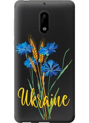 Чехол 2d пластиковый патриотический на телефон nokia 6 ukraine v2 "5445t-898-58250"
