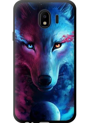 Чохол tpu на телефон samsung galaxy j4 2018 арт-вовк "3999b-1487-58250"