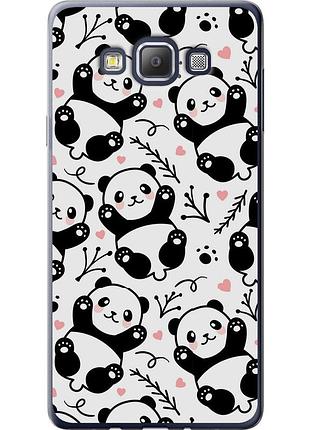 Чохол силіконовий на телефон samsung galaxy a7 a700h панди "4318u-117-58250"