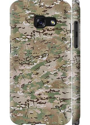 Чохол 3d пластиковий матовий на телефон samsung galaxy a3 (2017) камуфляж v5 "1201m-443-58250"