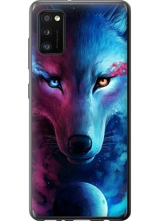 Чохол 2d пластиковий на телефон samsung galaxy a41 a415f арт-вовк "3999t-1886-58250"