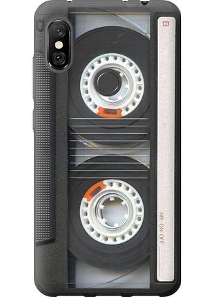 Чехол силиконовый на телефон xiaomi redmi note 6 pro кассета "876u-1551-58250"