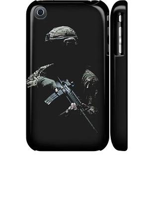 Чохол 3d пластиковий матовий патріотичний на телефон iphone 3gs захисник v3 "5226m-34-58250"