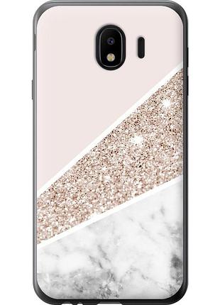 Чехол 2d пластиковый на телефон samsung galaxy j4 2018 пастельный мрамор "4342t-1487-58250"