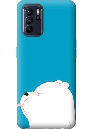 Чохол силіконовий на телефон oppo reno6 z ведмедик 1 "4358u-2477-58250"