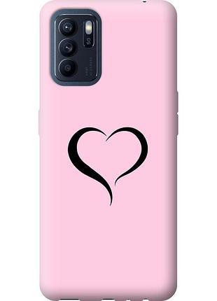 Чехол силиконовый на телефон oppo reno6 z сердце 1 "4730u-2477-58250"