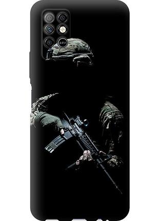 Чехол силиконовый патриотический на телефон infinix note 8 защитник v3 "5226u-2710-58250"